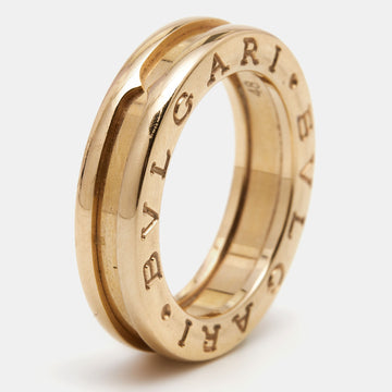BVLGARI B.Zero1 1-Band 18k Rose Gold Ring Size 48