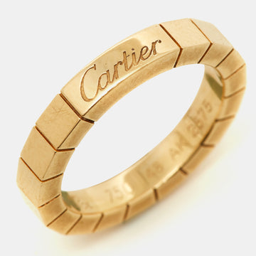 CARTIER Lanieres 18K Yellow Gold Ring Size 48