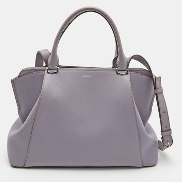 CARTIER Lilac Leather C de  Bag