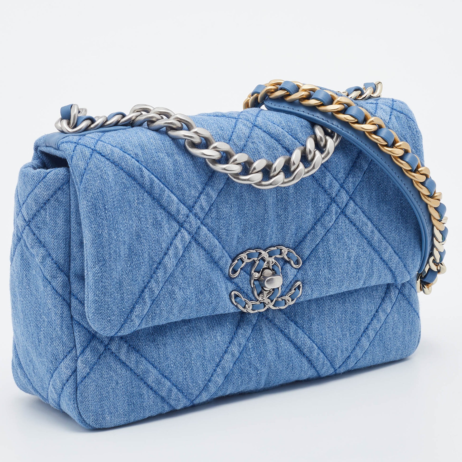 Chanel 19 Denim Handbag is Spring IT bag!