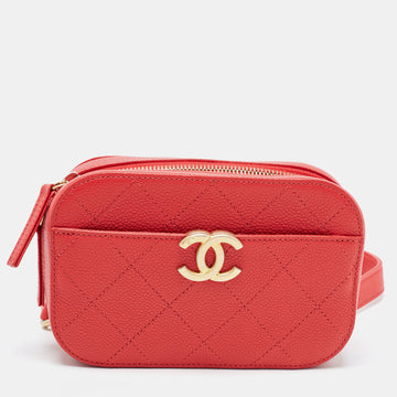 red small chanel bag authentic