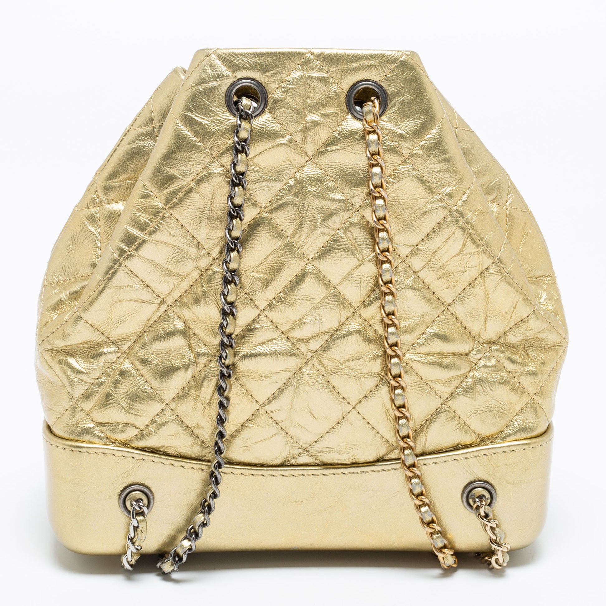 Chanel Gabrielle Gold Backpack RJL1331 – LuxuryPromise