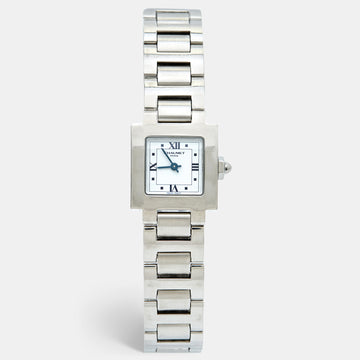 CHAUMET White Stainless Steel Women's Wristwatch 21 mm