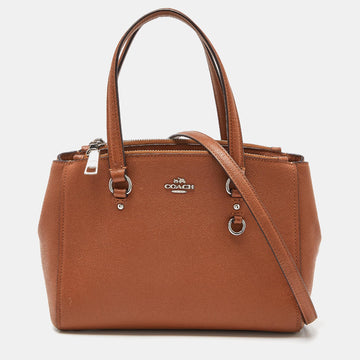 COACH Brown Leather Stanton 26 Carryall Tote