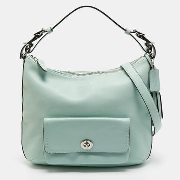 COACH Mint Green Leather Legacy Courtney Hobo