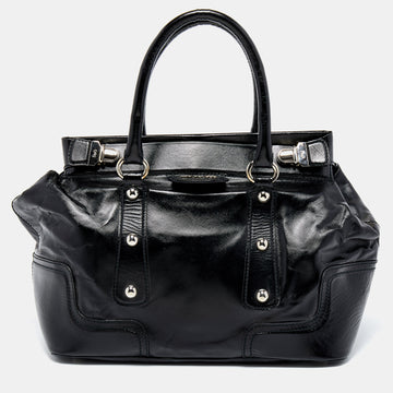 D&G Black Patent Leather Zoe Bag