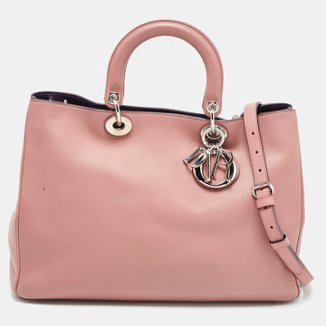 DIOR Old Rose Leather Large issimo Shopper Tote
