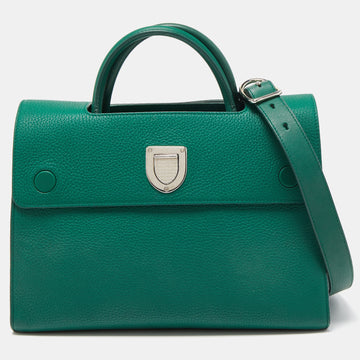 DIOR Green Leather Medium ever Bag