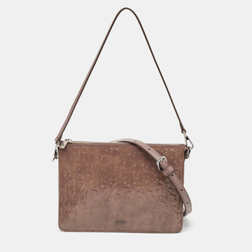 DIOR Mauve Oblique Gravity Patent Leather Boxy Bag