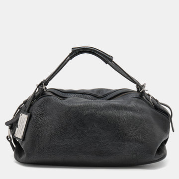 Dolce & Gabbana Black Leather Miss Bunny Shoulder Bag