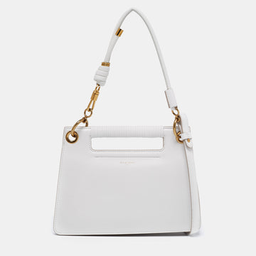 Givenchy White Leather Small Whip Shoulder Bag