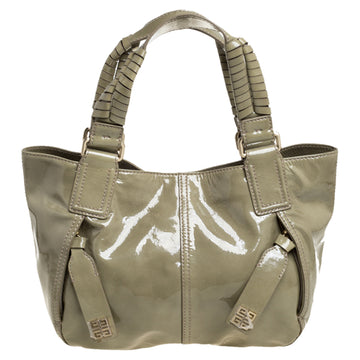 Givenchy Beige Patent Leather Shoulder Bag