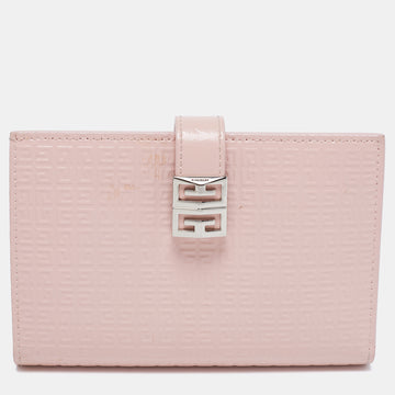 Givenchy Pink Leather Bifold Wallet