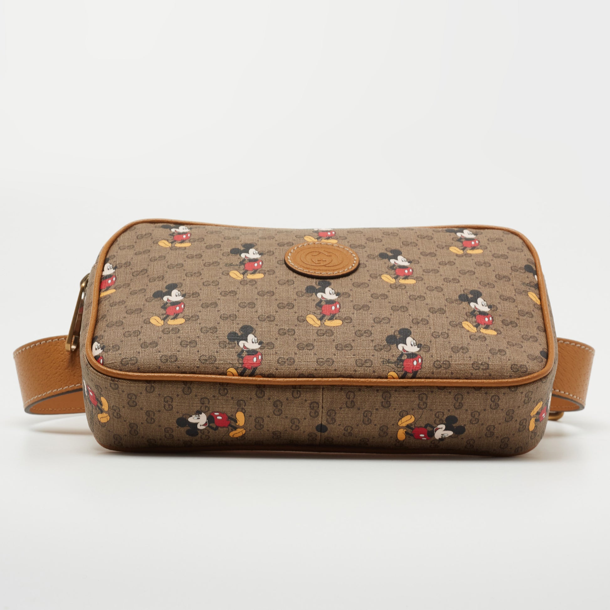 Gucci X Disney Micro Mickey Mouse Colabo GG Supreme Belt Bag Fanny Pack