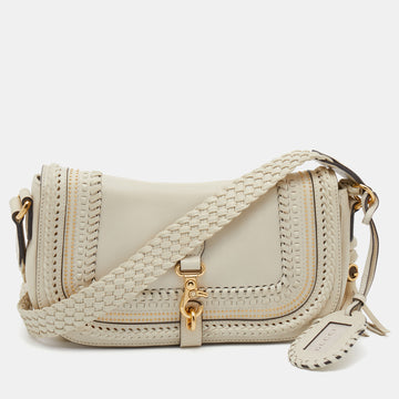 Gucci Cream Leather Marrakech Shoulder Bag