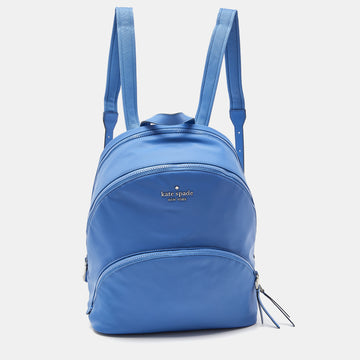 KATE SPADE Blue Nylon Large Karissa Backpack