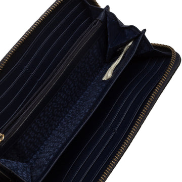 KATE SPADE Navy Blue Leather Zip Around Wallet