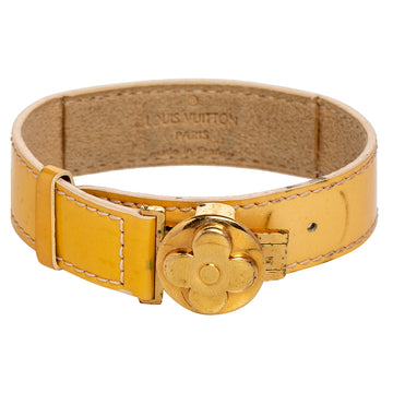 Pre-Owned Louis Vuitton Edge It Women's Men's Bracelet M6594E Leather (Good)