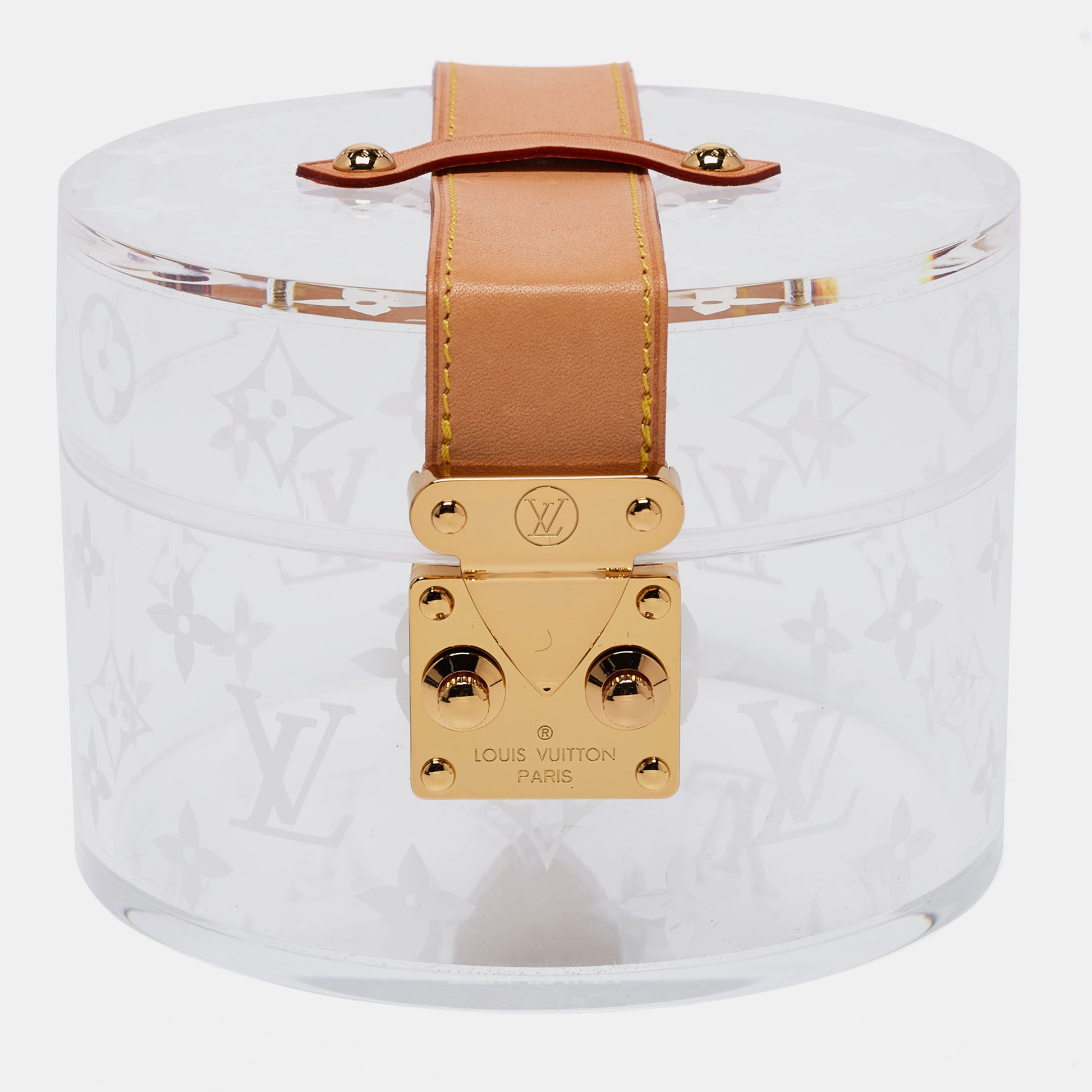 Louis Vuitton Box Scott Plexi Glass Bag