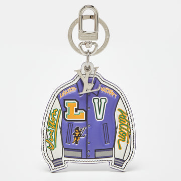 LOUIS VUITTON Multicolor LV Varsity Jacket Illustre Bag Charm & Key Holder