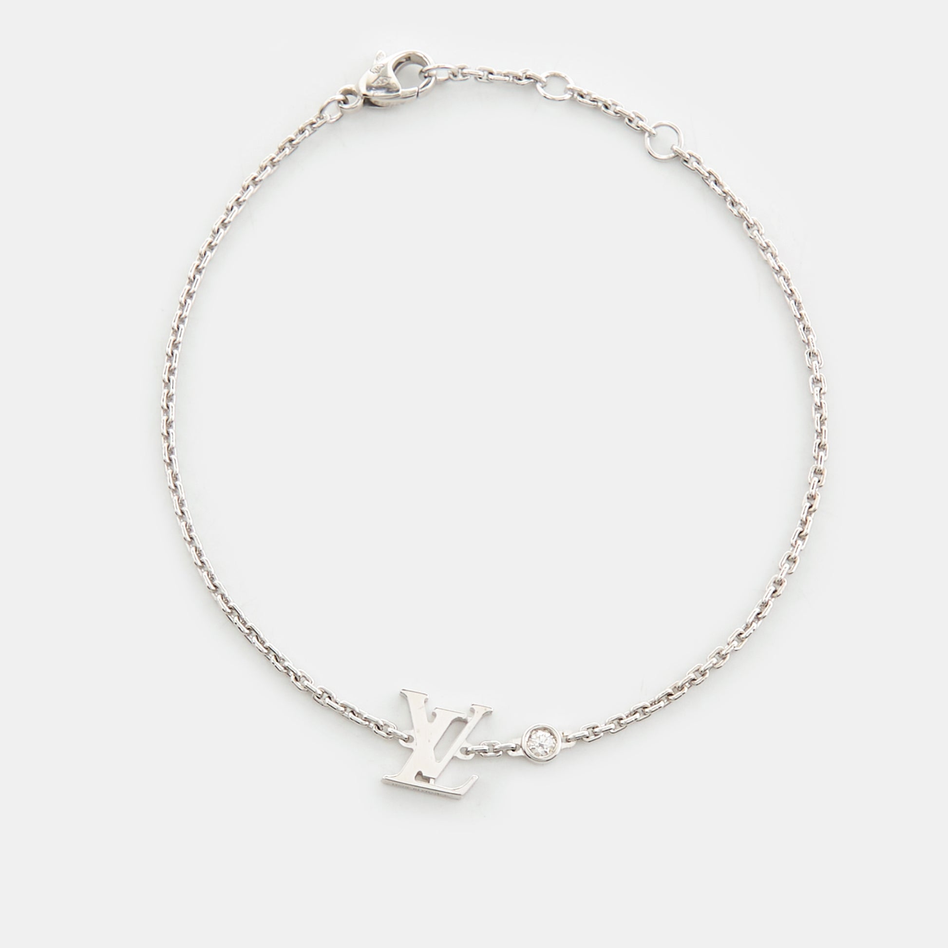 Louis Vuitton - Authenticated Idylle Blossom Bracelet - White Gold Silver for Women, Very Good Condition