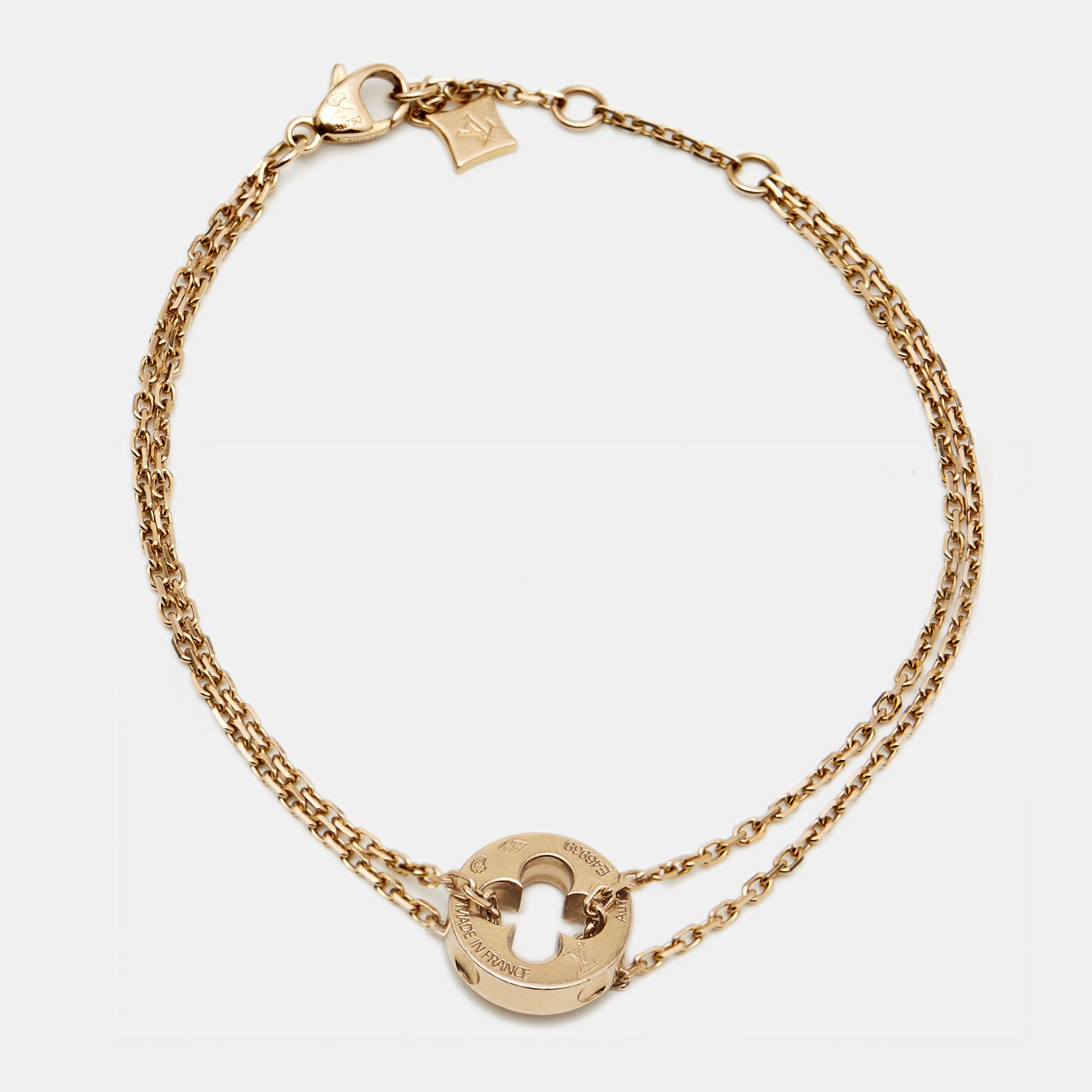 Louis Vuitton Empreinte 18k Rose Gold Bracelet