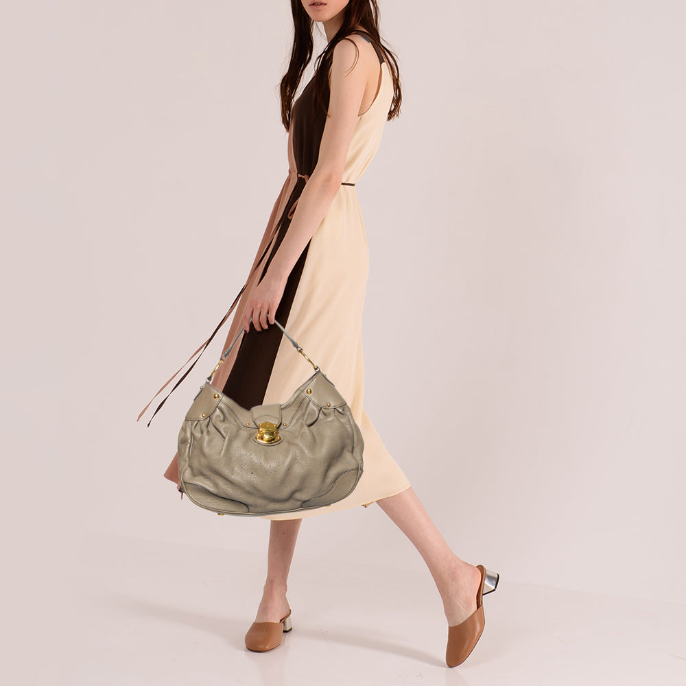 Louis Vuitton Poudre Monogram Mahina Leather Solar PM Bag
