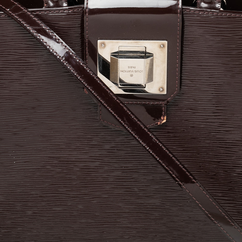 Louis Vuitton Womens Mirabeau GM Electric Epi Leather Satchel