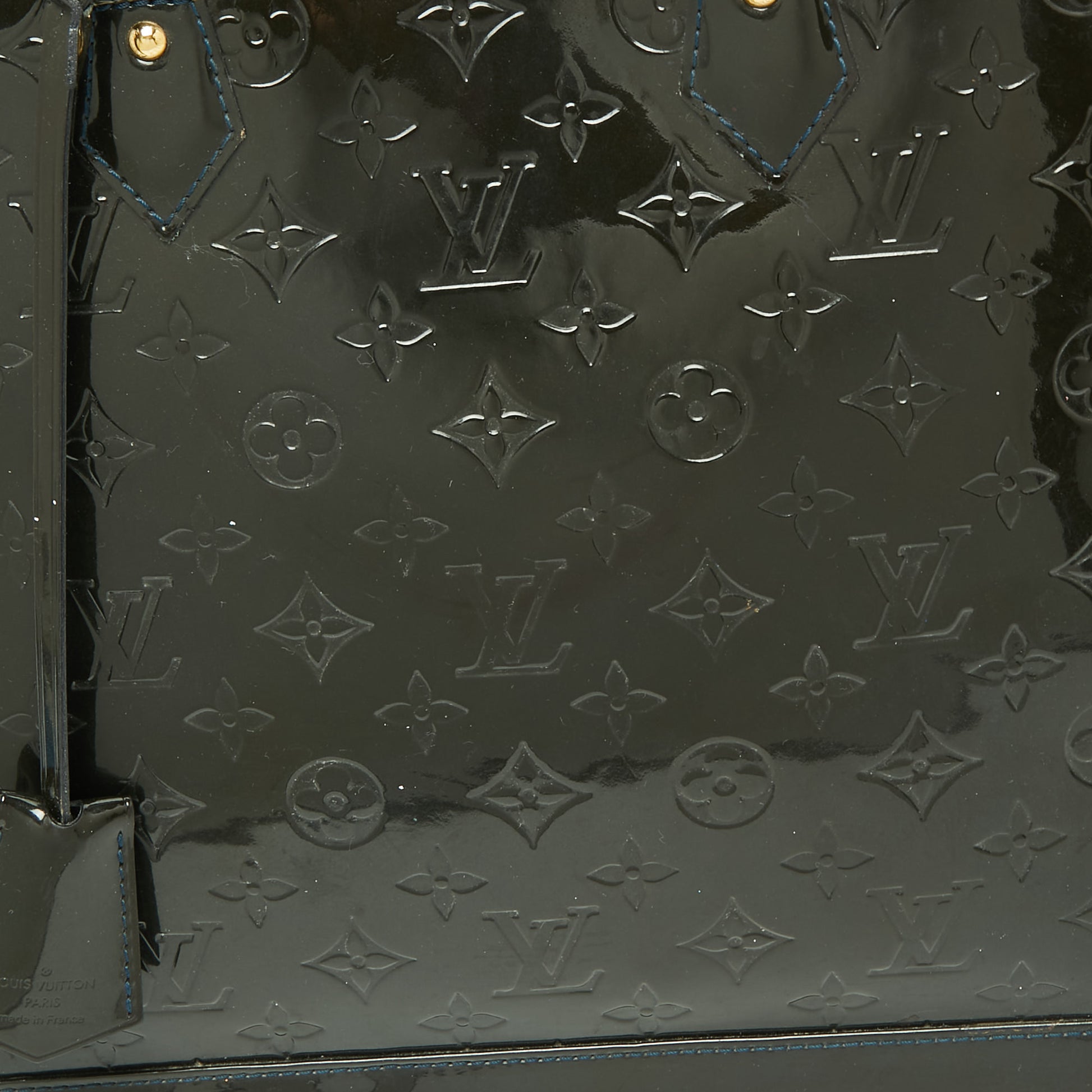 Louis Vuitton - Alma GM Monogram Vernis Leather Vert Bronze
