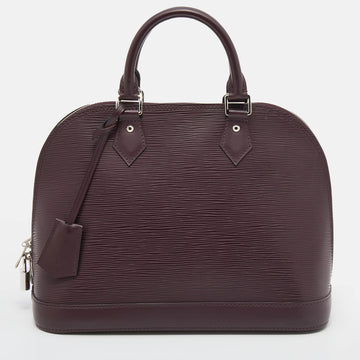 Louis Vuitton Quetsche Epi Leather Alma PM Bag