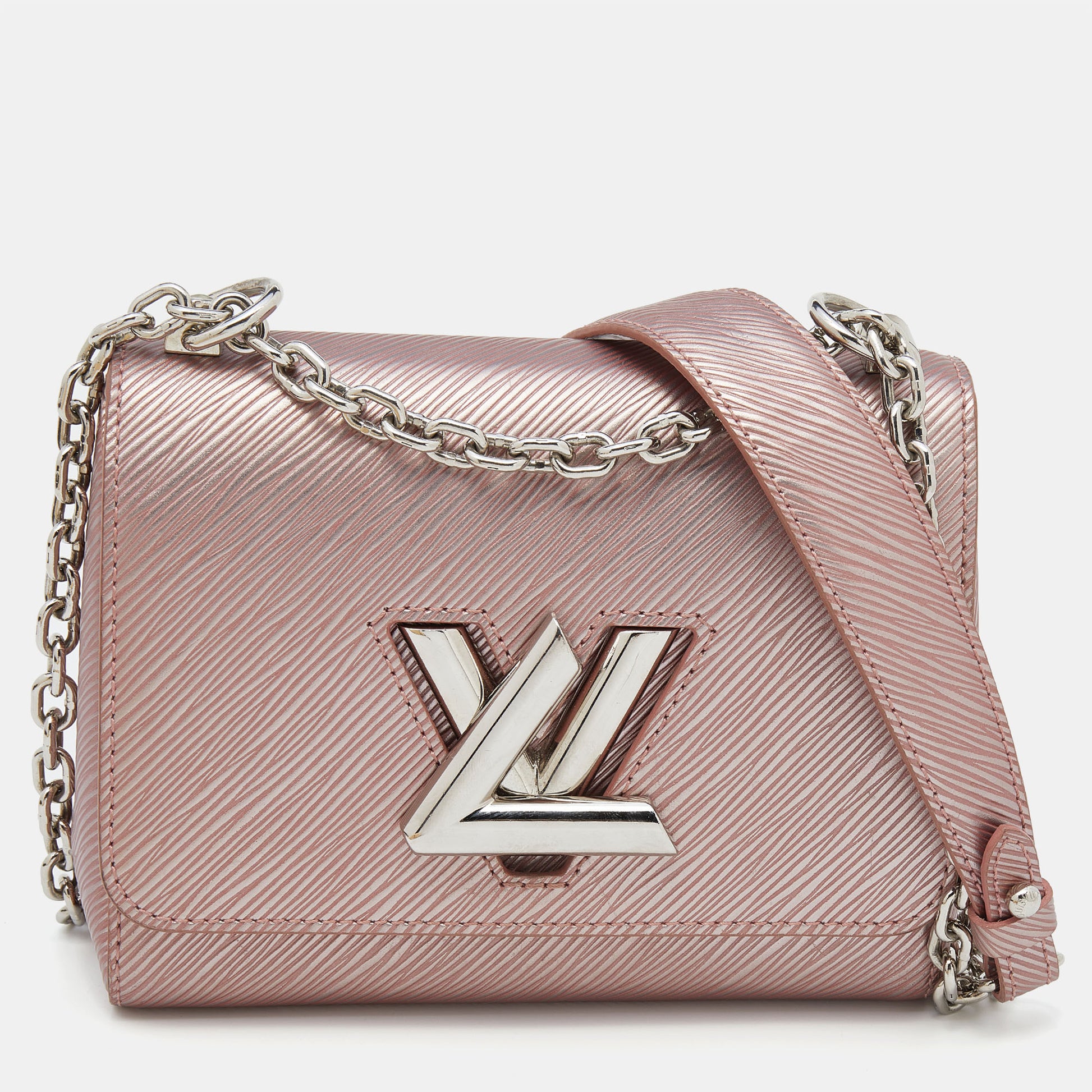 Louis Vuitton Rose Gold Epi Leather Twist PM Bag