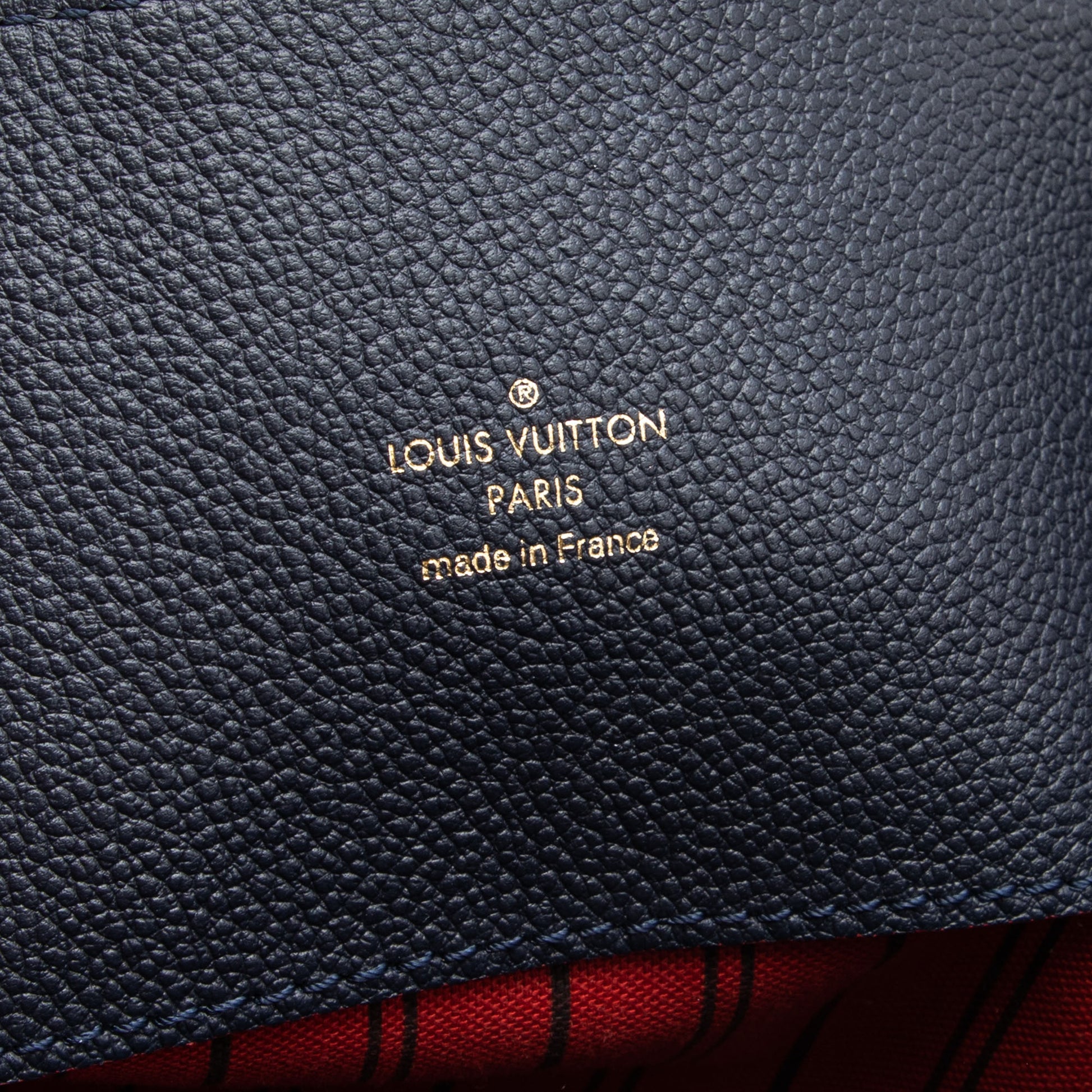 Louis Vuitton Empreinte Melie Marine Rouge 611539