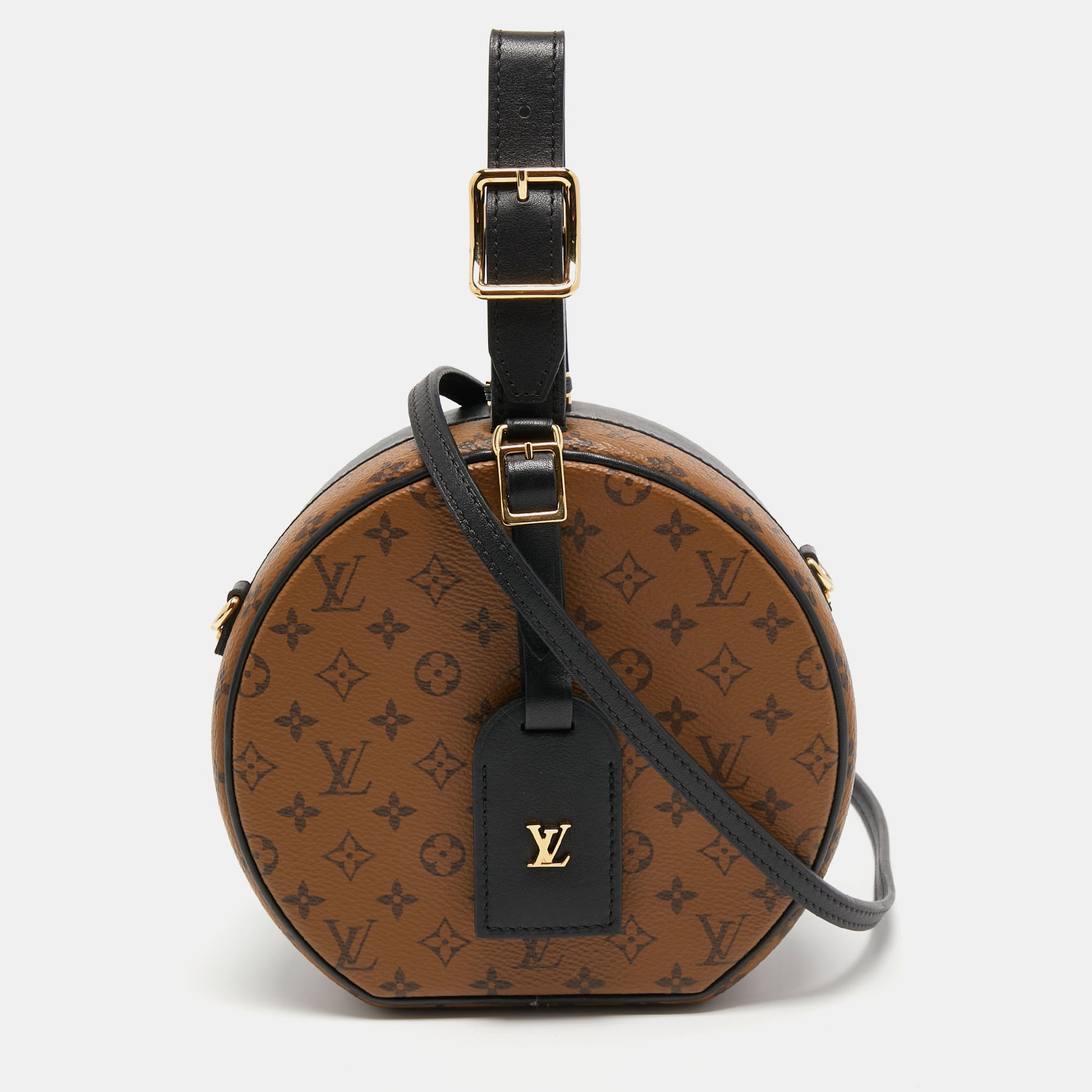 Louis Vuitton Monogram Reverse Canvas Petite Boite Chapeau Bag