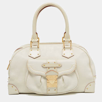 Louis Vuitton Ivory Suhali Leather Limited Edition Le Superbe Bag