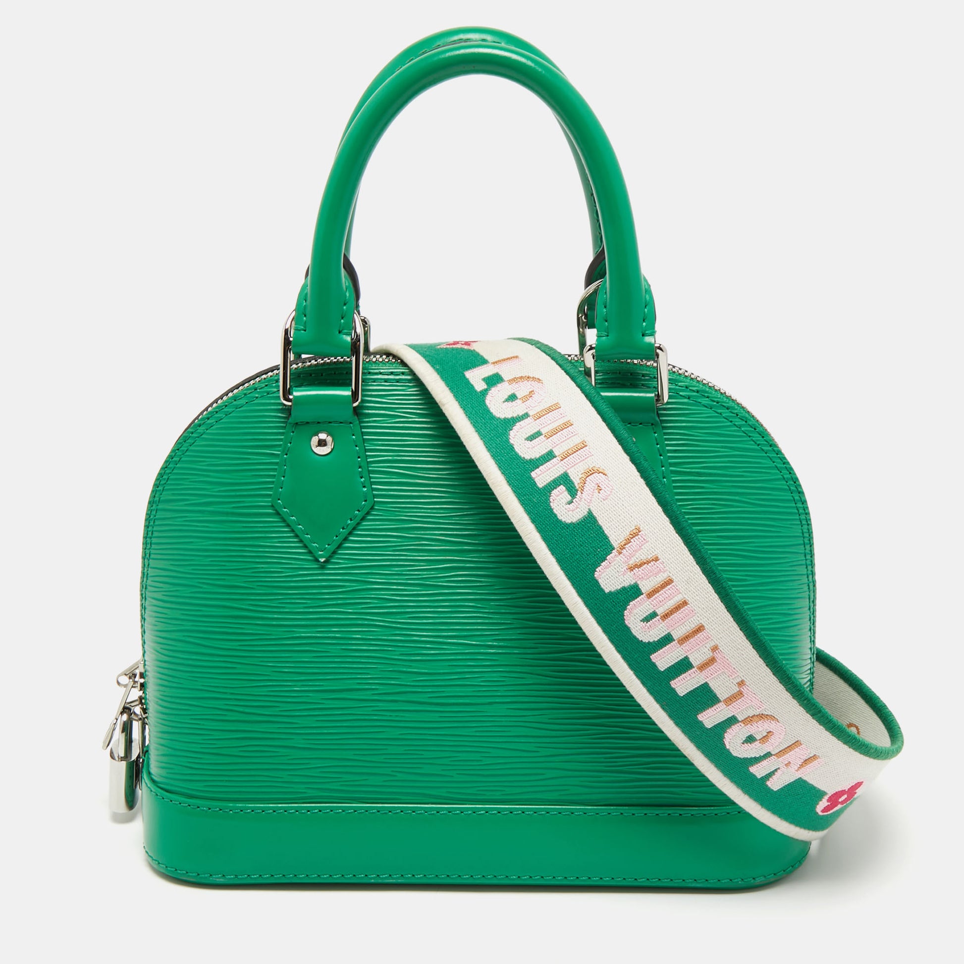 Louis Vuitton Green Epi Leather Alma BB Bag