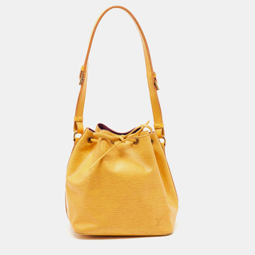 LOUIS VUITTON Tassil Yellow Epi Leather Neonoe Bag