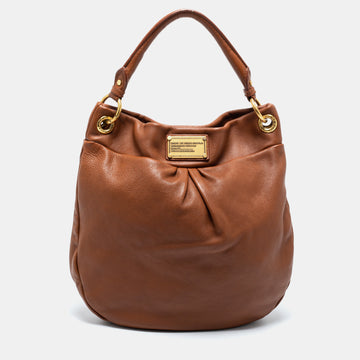 Marc by Marc Jacobs Smoked Almond Leather Classic Q Hillier Hobo