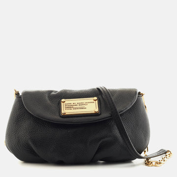 Marc by Marc Jacobs Black Leather Classic Q Karlie Crossbody Bag