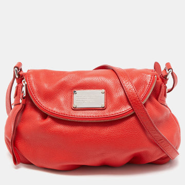 MARC BY MARC JACOBS Red Leather Classic Q Natasha Crossbody Bag