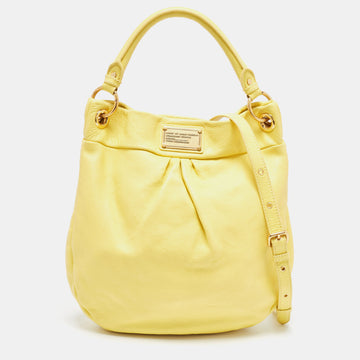 MARC BY MARC JACOBS Yellow Leather Classic Q Hillier Hobo