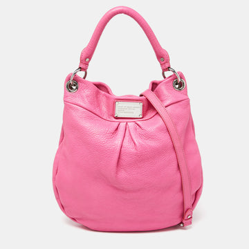 MARC BY MARC JACOBS Pink Leather Classic Q Hillier Hobo