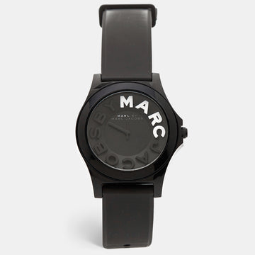 MARC BY MARC JACOBS Black Perspex Rubber Sloane MBM4025 Women's Wristwatch 39 mm