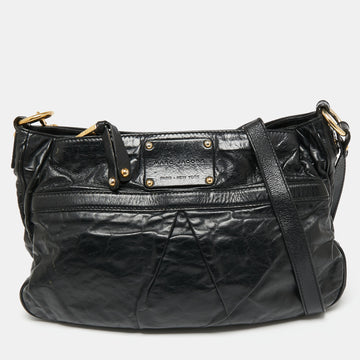 Marc Jacobs Black Leather Lorna Shoulder Bag