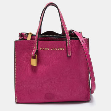 Marc Jacobs Pink Leather Mini Grind Tote