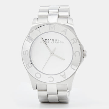 Marc by Marc Jacobs Silver Stainless Steel Blade MBM3125 Women's Wristwatch 36 mm