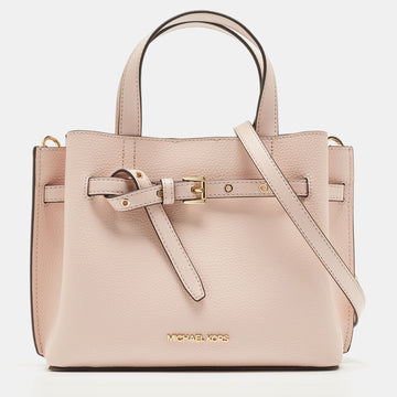 MICHAEL KORS Pink Leather Small Emilia Tote