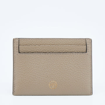 Mulberry Grey Grained Leather Card Holder