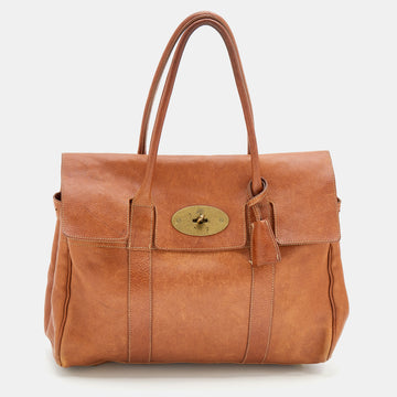 Mulberry Brown Leather Bayswater Satchel
