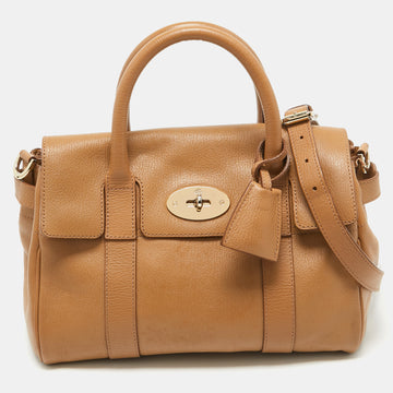 MULBERRY Brown Leather Small Bayswater Satchel