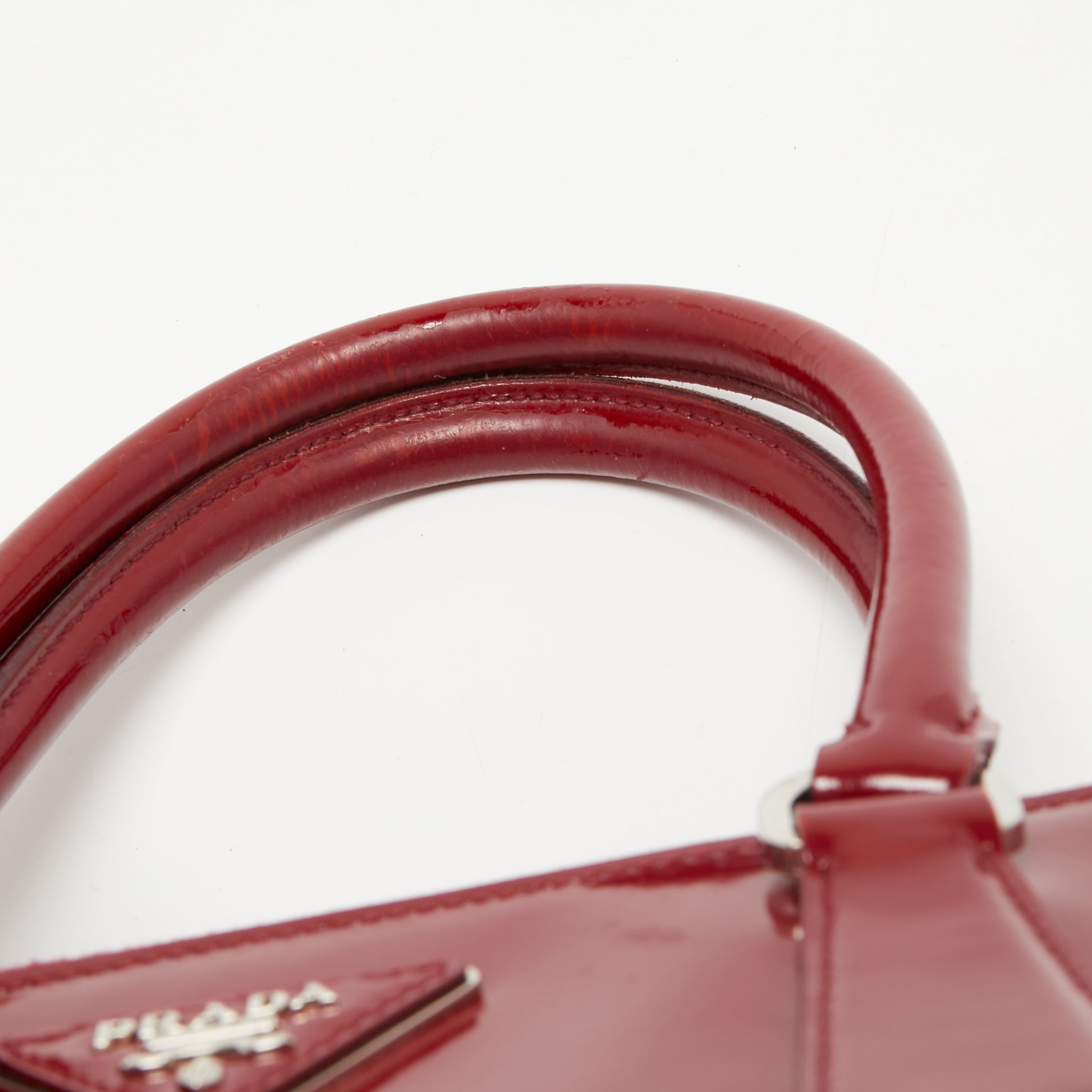Prada Patent Calf Leather Handbag